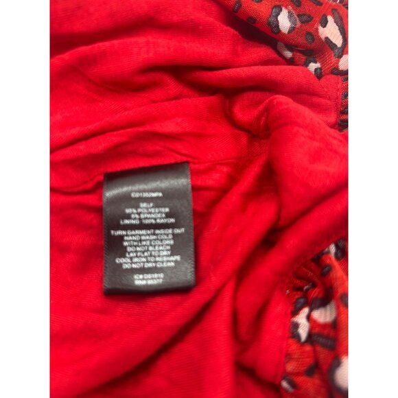 Sanctuary Emma Ruffled Wrap Dress, Red, Size M - Picture 8 of 11